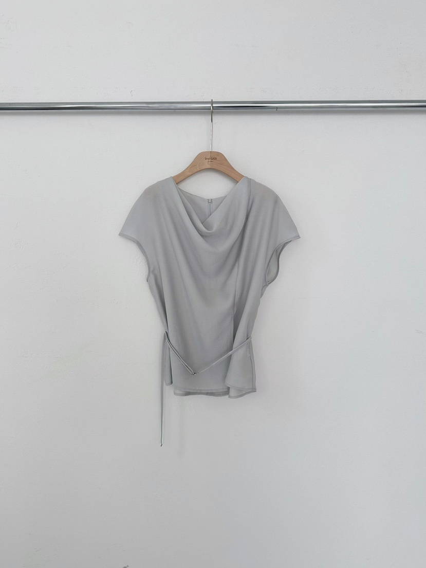 2ND GATE韓國東大門直郵女士新品人氣休閑襯衫蕾絲衫含腰帶2ND GATE襯衫/蕾絲衫圖色2