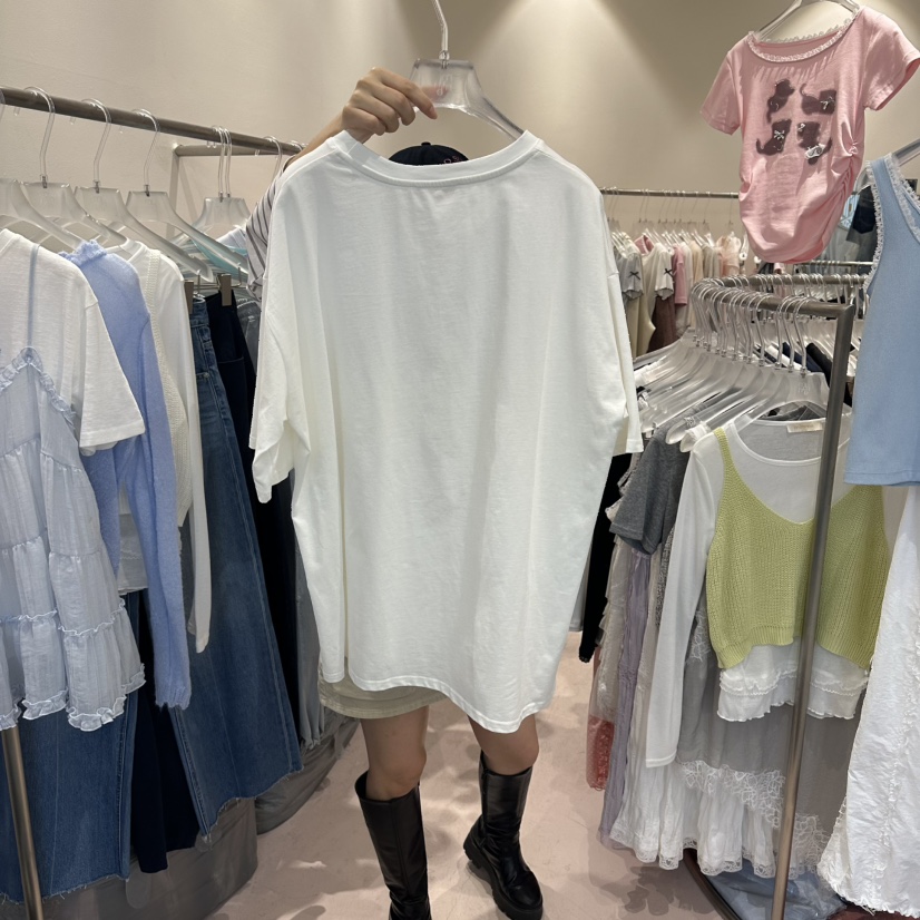 MIMME/LOOKK韓國東大門直郵女士新款時尚熱賣休閑26春夏T恤MIMME/LOOKKT恤