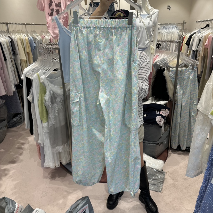 MIMME/LOOKK韓國東大門代購女裝新品26春夏休閑褲工裝褲MIMME/LOOKK休閑褲