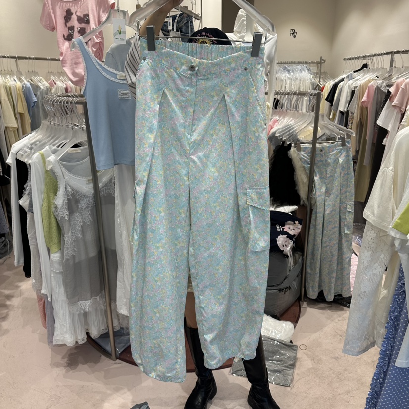 MIMME/LOOKK韓國東大門代購女裝新品26春夏休閑褲工裝褲MIMME/LOOKK休閑褲圖色3粉色