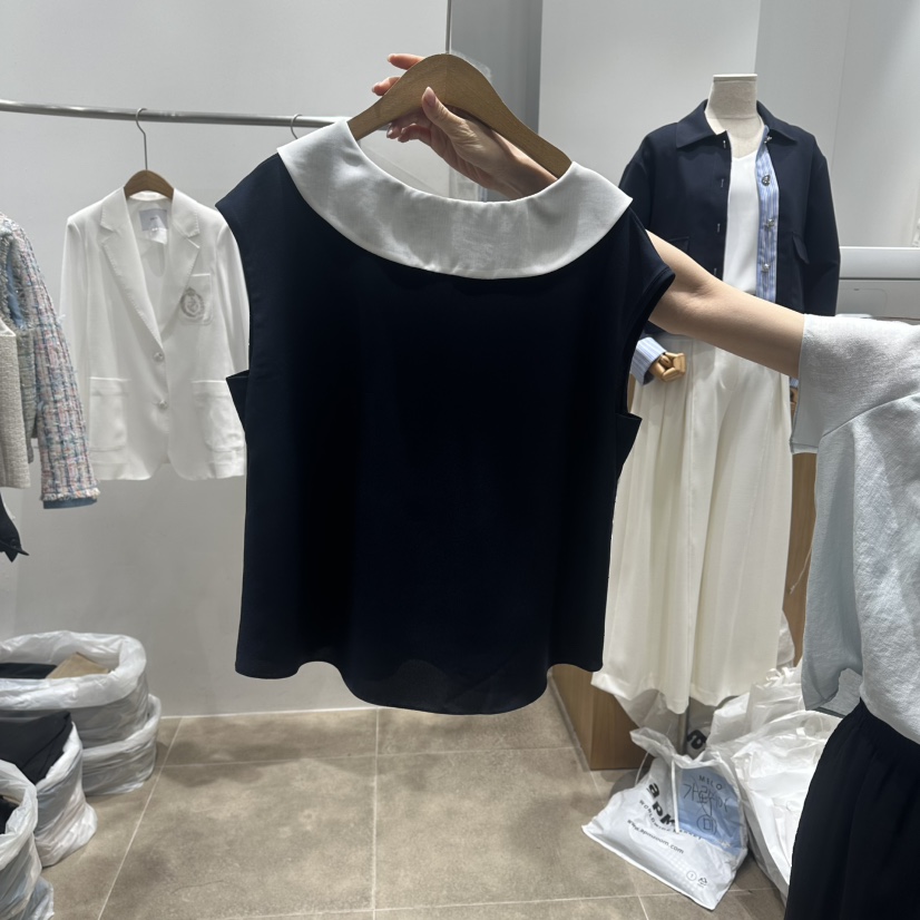 ENVY韓國直郵實拍女士新款時尚熱賣職業26春夏襯衫蕾絲衫ENVY襯衫/蕾絲衫