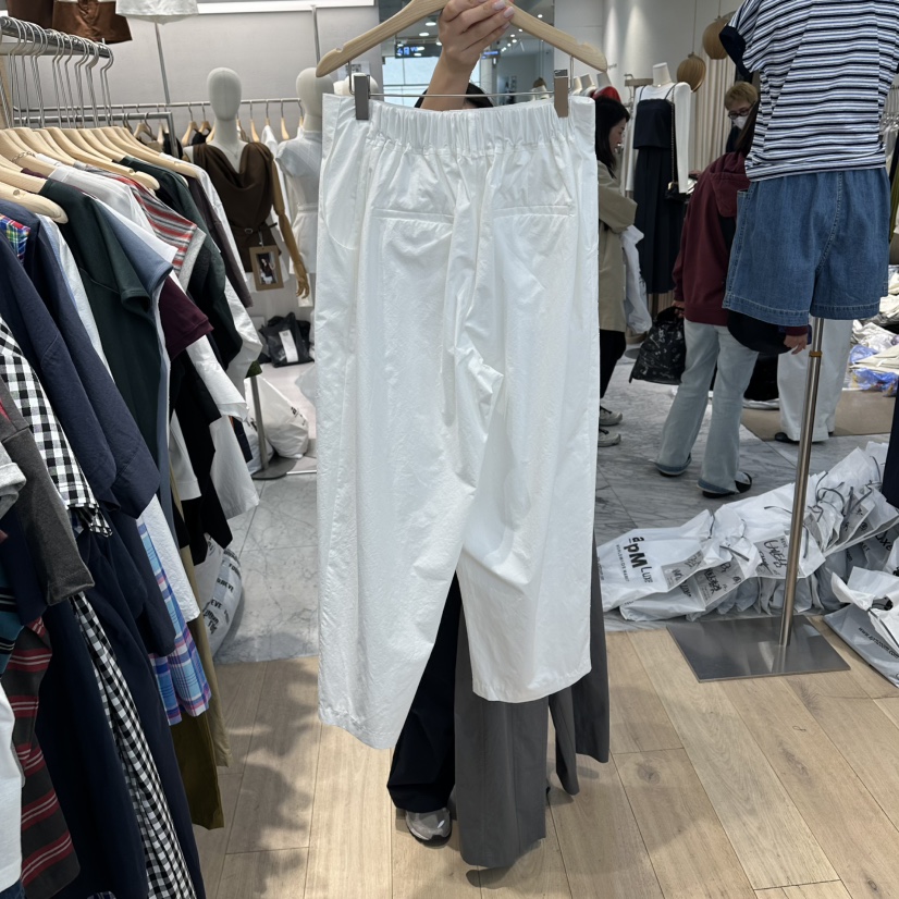 REVE-L韓國代購女士新款熱賣人氣時尚休閑26春夏休閑褲褶裥REVE-L休閑褲