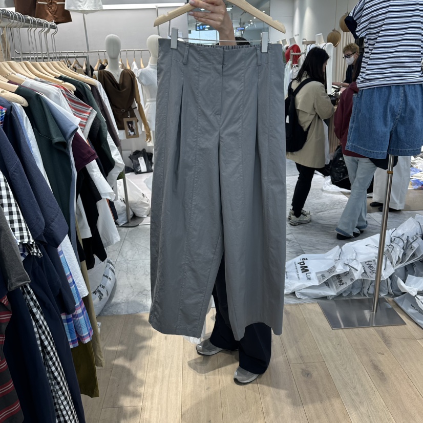 REVE-L韓國代購女士新款熱賣人氣時尚休閑26春夏休閑褲褶裥REVE-L休閑褲圖色3