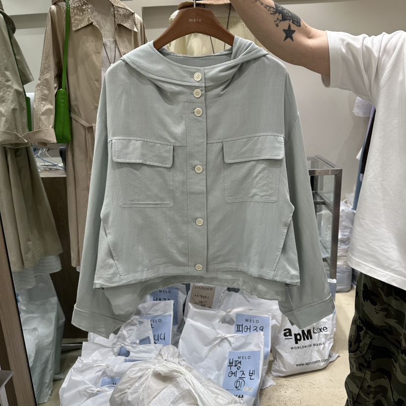 MELO韓國直郵實拍女士新品熱賣推薦人氣職業休閑時尚夾克MELO夾克圖色2