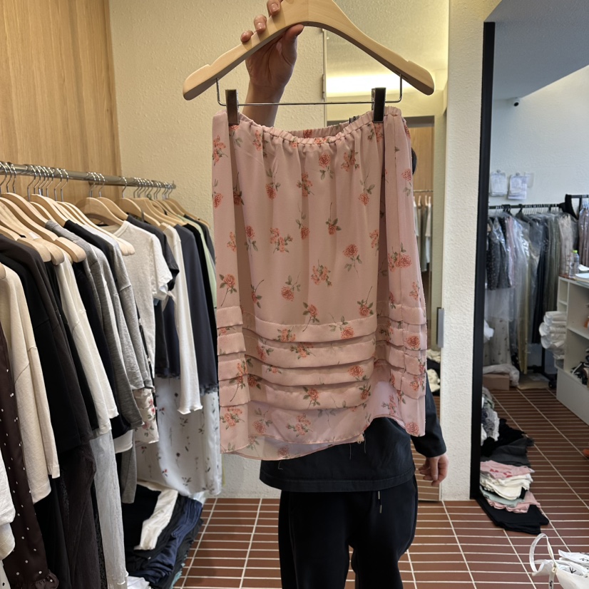 CHOI-L韓國東大門代購女裝新品人氣推薦半身裙中短裙褶裥CHOI半身裙/中短裙圖色3