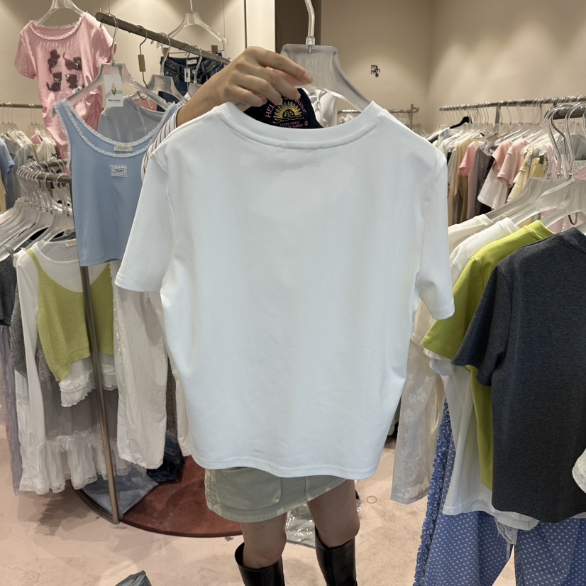 MIMME/LOOKK韓國直郵實拍女士新款熱賣時尚人氣職業26春夏T恤MIMME/LOOKKT恤