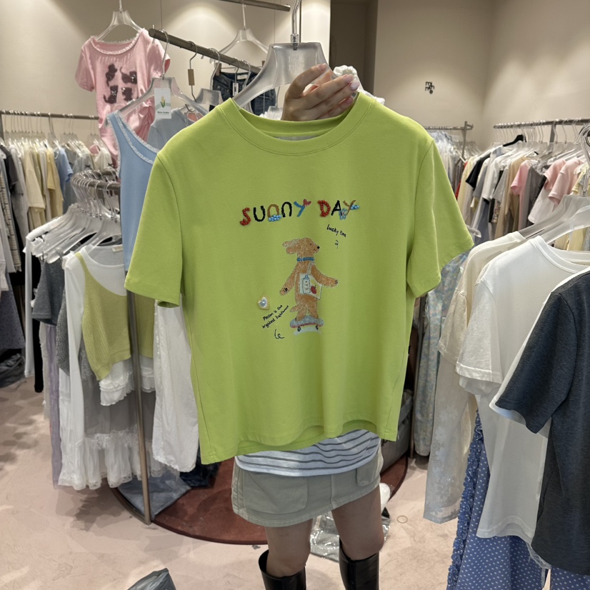 MIMME/LOOKK韓國直郵實拍女士新款熱賣時尚人氣職業26春夏T恤MIMME/LOOKKT恤圖色3