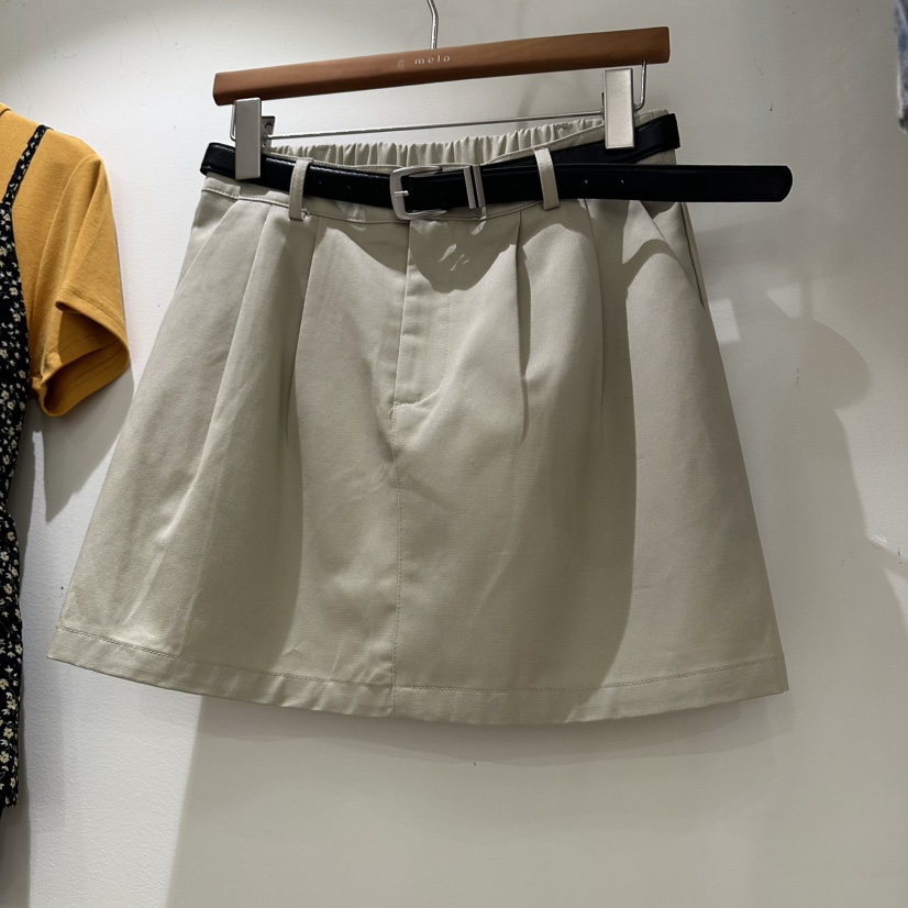 MELO韓國東大門代購女士新品推薦人氣熱賣時尚裙褲含腰帶MELO裙褲圖色2