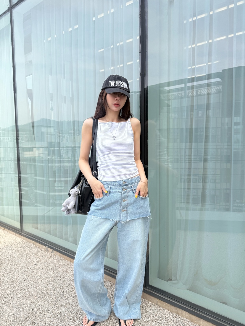 LUMIPLE韓國東大門直郵女士新品人氣時尚推薦職業吊帶背心LUMIPLE吊帶/背心