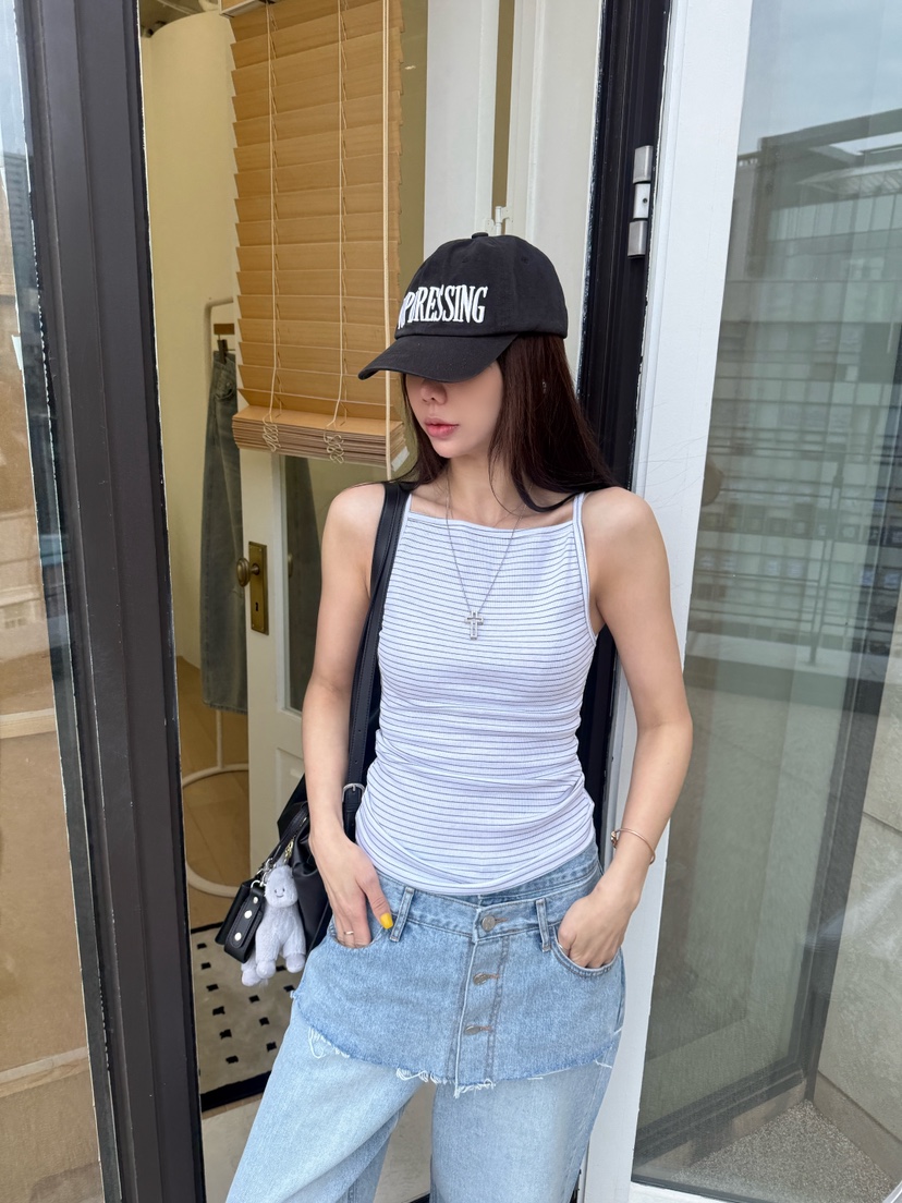 LUMIPLE韓國東大門直郵女士新品人氣時尚推薦職業吊帶背心LUMIPLE吊帶/背心