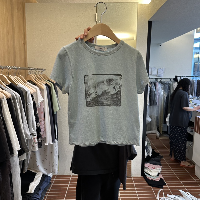 CHOI-L韓國直郵女裝新款熱賣職業時尚休閑推薦人氣26春夏T恤CHOIT恤圖色2