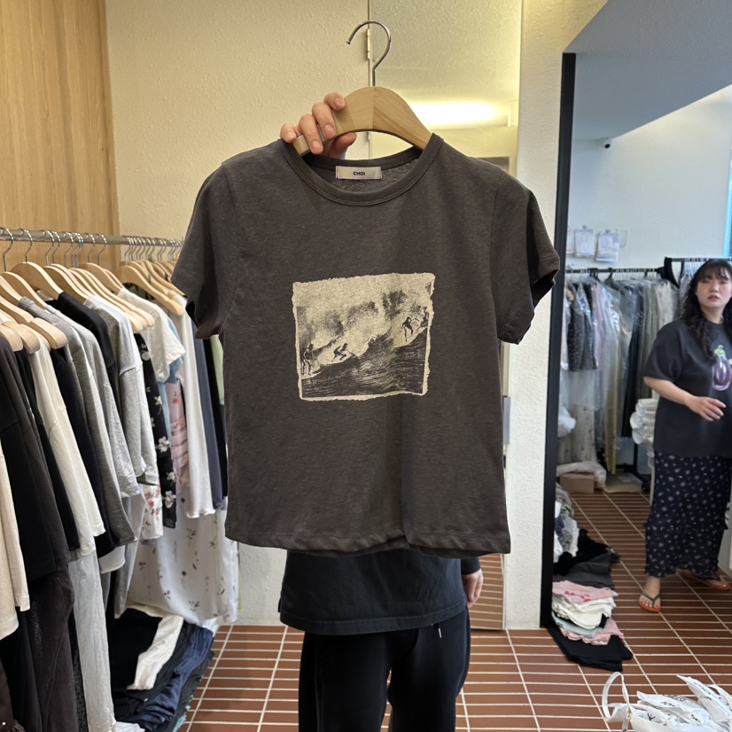 CHOI-L韓國直郵女裝新款熱賣職業時尚休閑推薦人氣26春夏T恤CHOIT恤圖色3