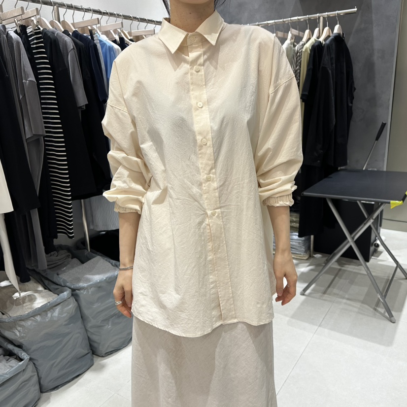 OPEN韓國代購女裝新款職業人氣26春夏推薦襯衫蕾絲衫條紋OPEN襯衫/蕾絲衫圖色2