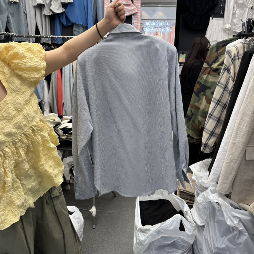 A-DEL韓國東大門代購女裝新品時尚人氣26春夏襯衫蕾絲衫A-DEL襯衫/蕾絲衫