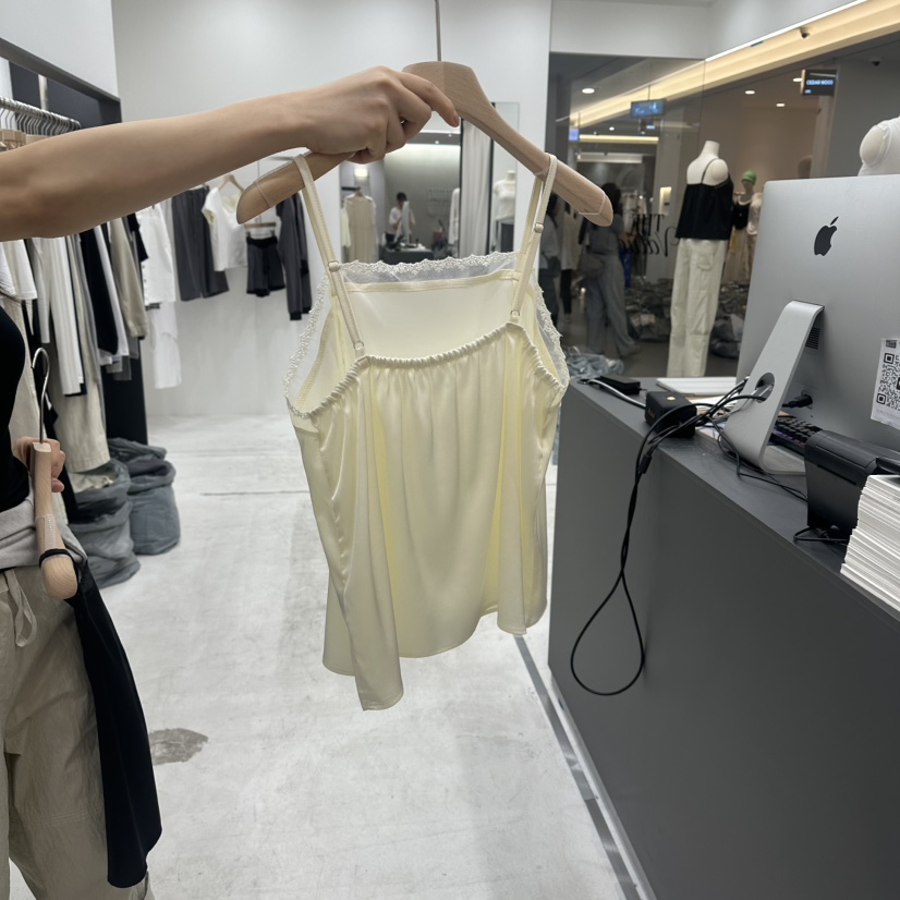 THE VALUE韓國直郵實拍女士新款人氣時尚推薦吊帶背心開衩THE VALUE吊帶/背心