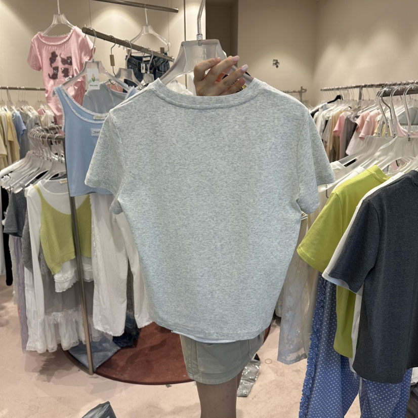 MIMME/LOOKK韓國東大門直郵女裝新品推薦時尚休閑職業T恤MIMME/LOOKKT恤