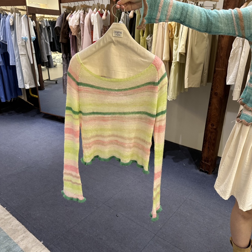 FURE韓國直郵女裝新品熱賣休閑人氣職業26春夏推薦長袖T恤FURE長袖T恤圖色1