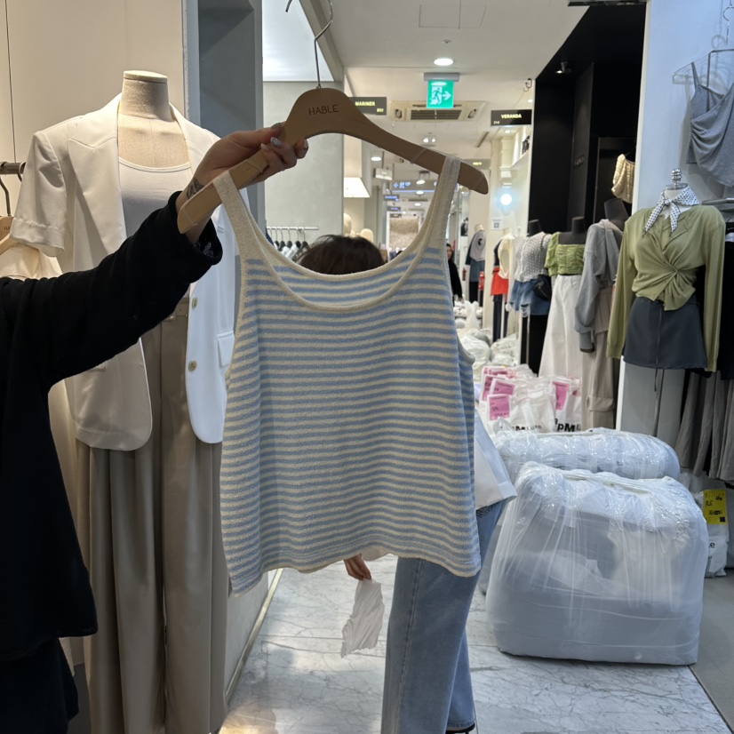 HABLE韓國東大門代購女裝新品推薦時尚休閑熱賣職業吊帶背心HABLE吊帶/背心圖色2