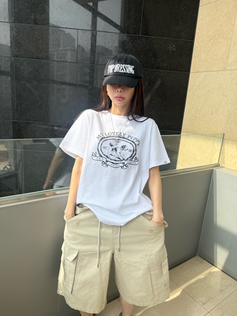 LUMIPLE韓國代購女裝新款人氣職業推薦26春夏時尚T恤可愛的LUMIPLET恤