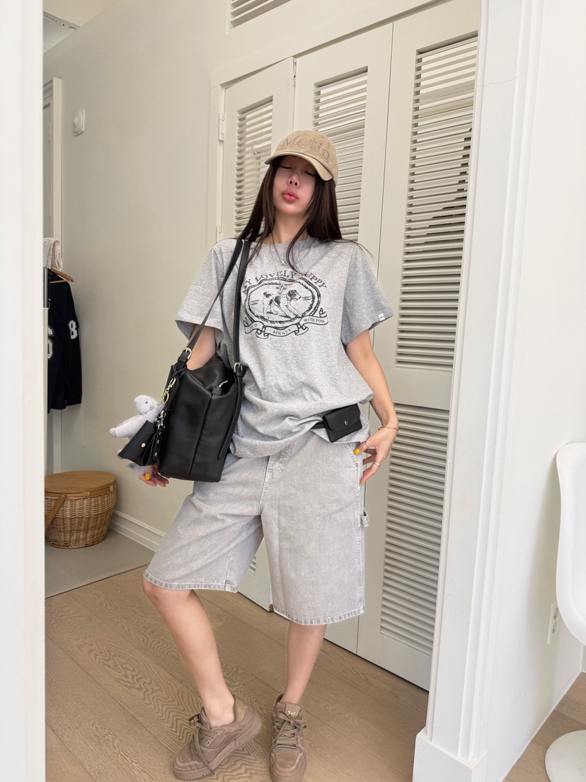 LUMIPLE韓國代購女裝新款人氣職業推薦26春夏時尚T恤可愛的LUMIPLET恤