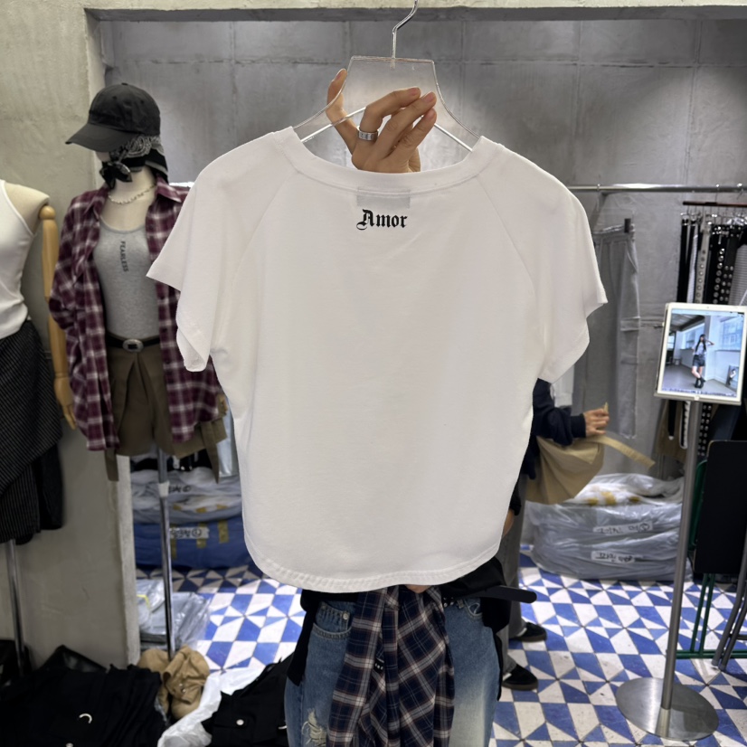 AMOUR韓國直郵女裝新款職業推薦時尚休閑人氣26春夏熱賣T恤AMOURT恤