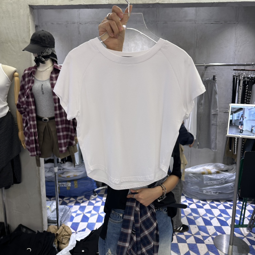 AMOUR韓國直郵女裝新款職業推薦時尚休閑人氣26春夏熱賣T恤AMOURT恤圖色1