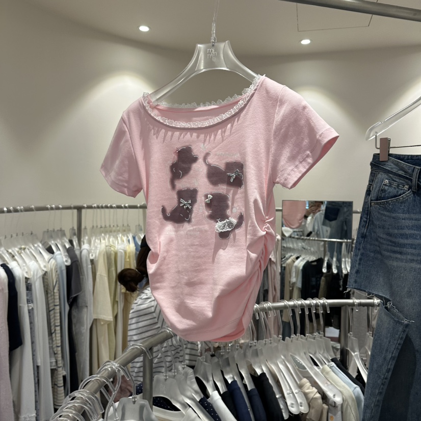 MIMME/LOOKK韓國東大門代購女士新款推薦26春夏休閑人氣T恤MIMME/LOOKKT恤圖色2