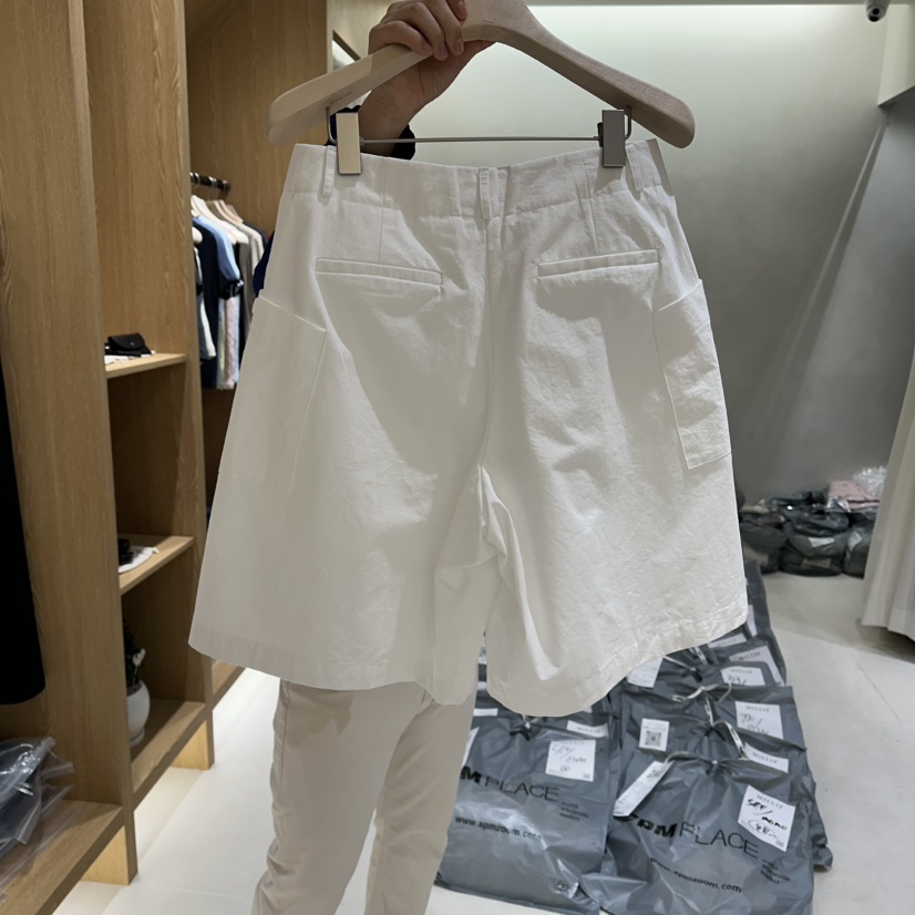 MILLIF韓國直郵實拍女裝新品休閑職業人氣時尚熱賣短褲口袋MILLIF短褲