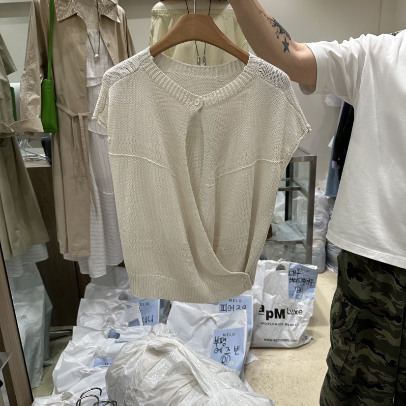 MELO韓國東大門代購女裝新品人氣26春夏熱賣職業推薦針織衫MELO針織衫