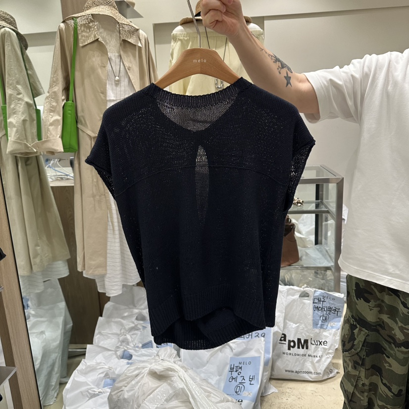 MELO韓國東大門代購女裝新品人氣26春夏熱賣職業推薦針織衫MELO針織衫圖色3