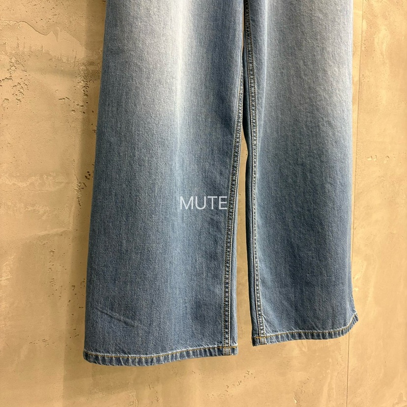 MUTE-P韓國東大門直郵女士新款推薦休閑26春夏時尚牛仔褲MUTE牛仔褲