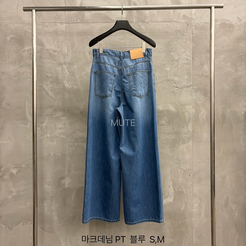MUTE-P韓國東大門直郵女士新款推薦休閑26春夏時尚牛仔褲MUTE牛仔褲
