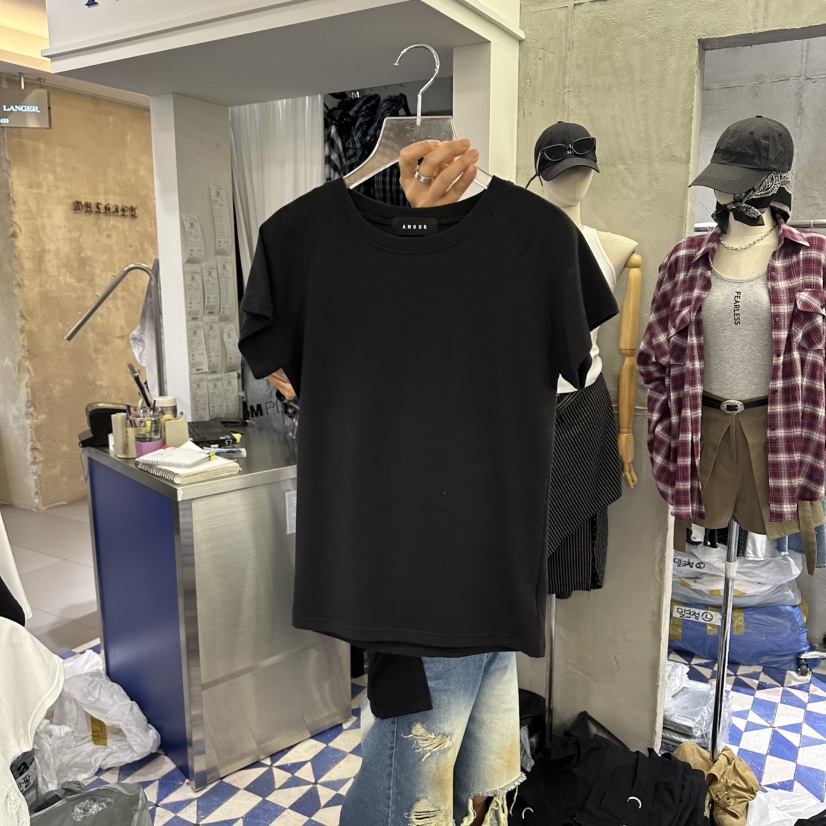 AMOUR韓國東大門代購女裝新款職業熱賣人氣26春夏推薦T恤AMOURT恤圖色3