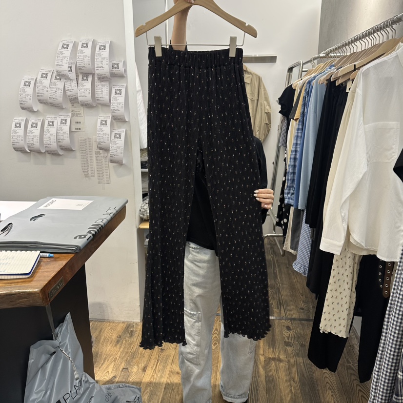 MOSAIC韓國東大門直郵女士新款休閑時尚26春夏休閑褲褶裥MOSAIC休閑褲圖色2