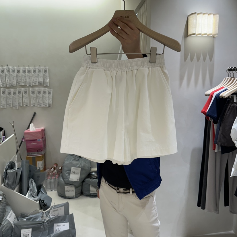 MILLIF韓國直郵實拍女士新品職業時尚人氣26春夏休閑短褲MILLIF短褲圖色1