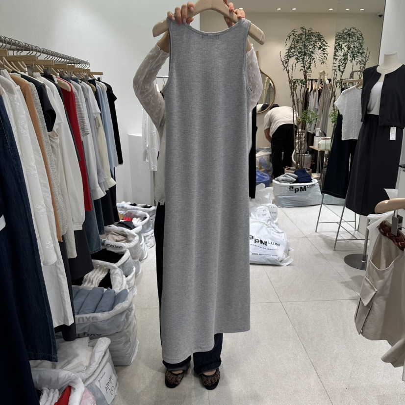 GRACIA韓國東大門直郵女士新款26春夏職業休閑連衣裙紐扣GRACIA連衣裙