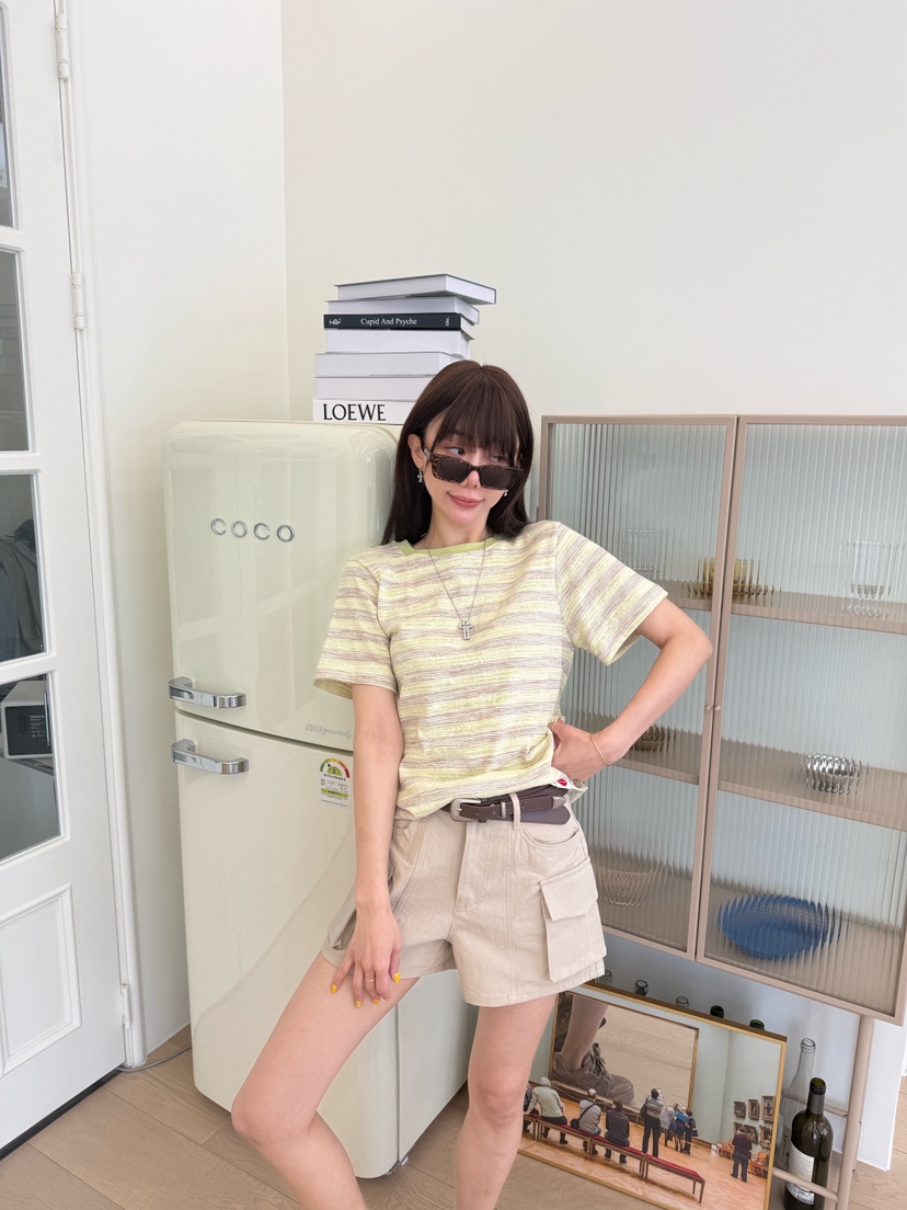 LUMIPLE韓國東大門代購女士新款推薦職業時尚休閑人氣T恤LUMIPLET恤圖色2