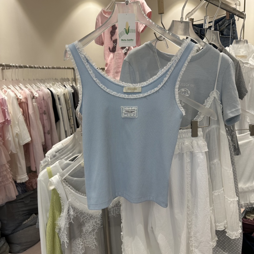 MIMME/LOOKK韓國東大門代購女士新款職業休閑推薦吊帶背心MIMME/LOOKK吊帶/背心圖色2