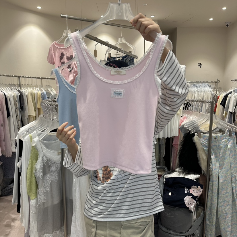 MIMME/LOOKK韓國東大門代購女士新款職業休閑推薦吊帶背心MIMME/LOOKK吊帶/背心圖色3