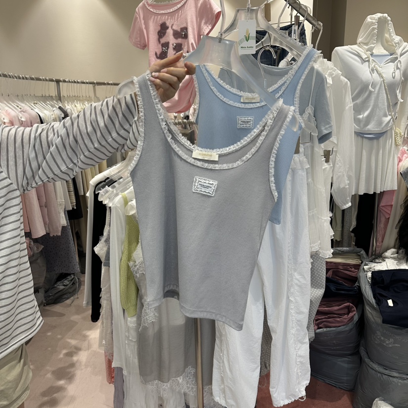 MIMME/LOOKK韓國東大門代購女士新款職業休閑推薦吊帶背心MIMME/LOOKK吊帶/背心圖色4