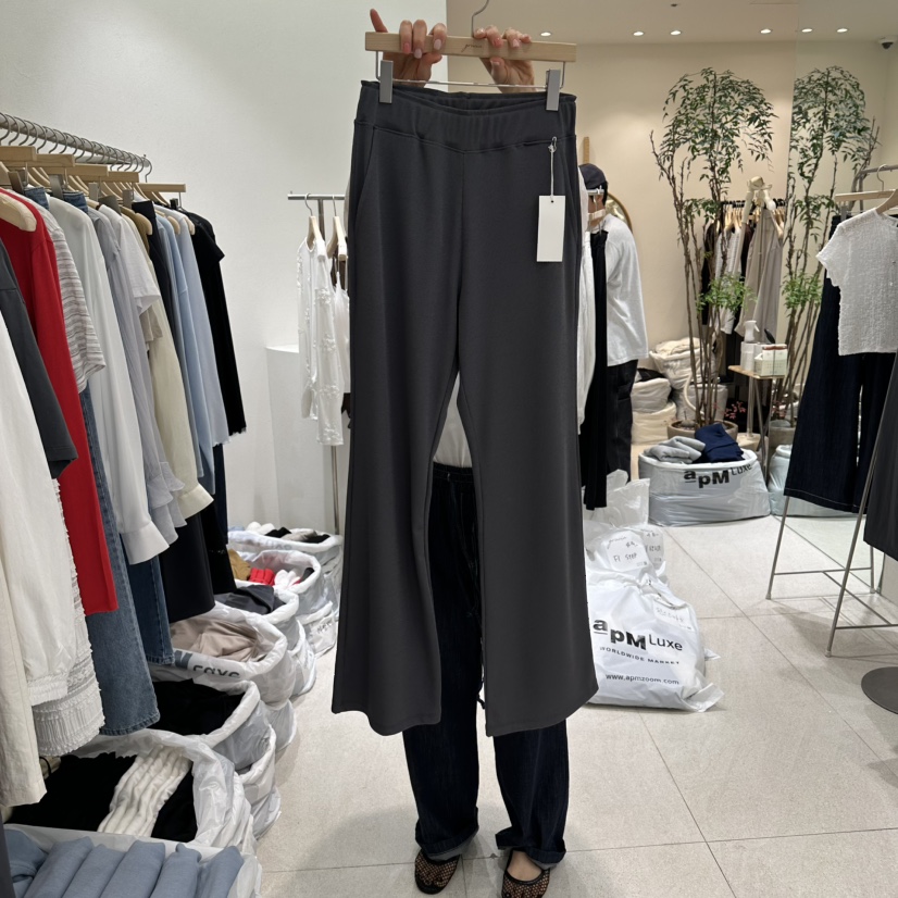 GRACIA韓國直郵實拍女裝新品人氣時尚職業休閑26春夏休閑褲GRACIA休閑褲圖色3墨色