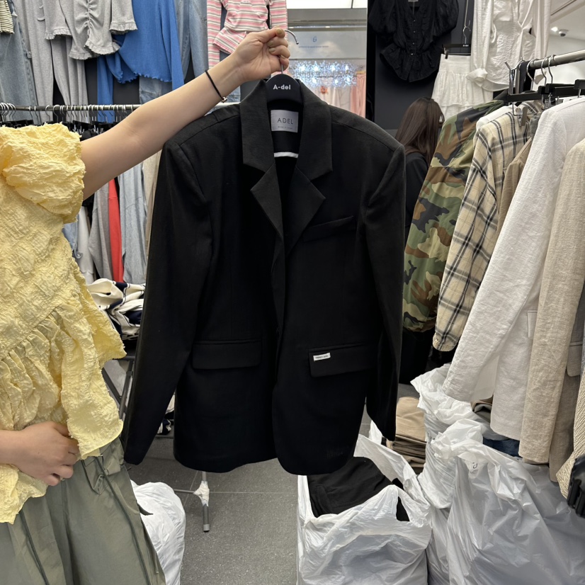 A-DEL韓國東大門代購女士新款職業休閑26春夏人氣時尚夾克A-DEL夾克圖色3