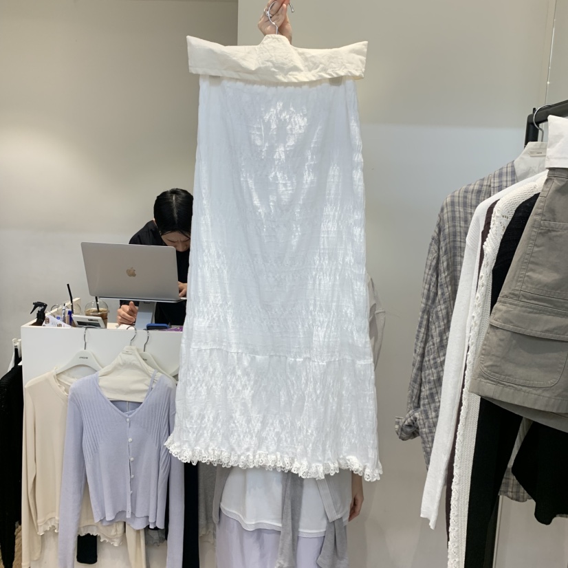 JINSIM韓國直郵女裝新款人氣時尚休閑26春夏半身裙中短裙JINSIM半身裙/中短裙