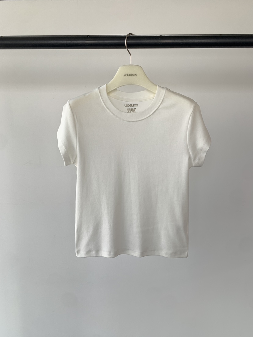 UNDERSON韓國東大門直郵女裝新款26春夏推薦休閑職業熱賣T恤UNDERSONT恤圖色1