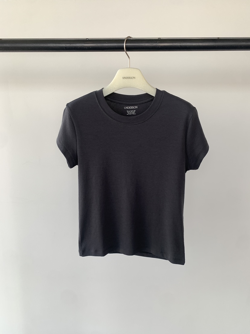UNDERSON韓國東大門直郵女裝新款26春夏推薦休閑職業熱賣T恤UNDERSONT恤圖色4