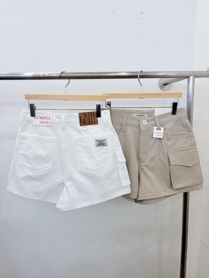 LUMIPLE韓國直郵女士新款26春夏熱賣職業推薦時尚人氣短褲LUMIPLE短褲