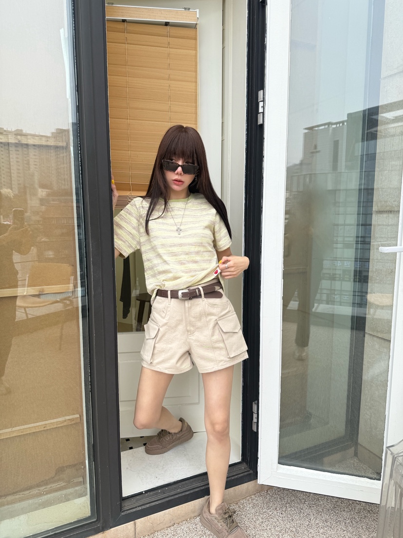 LUMIPLE韓國直郵女士新款26春夏熱賣職業推薦時尚人氣短褲LUMIPLE短褲