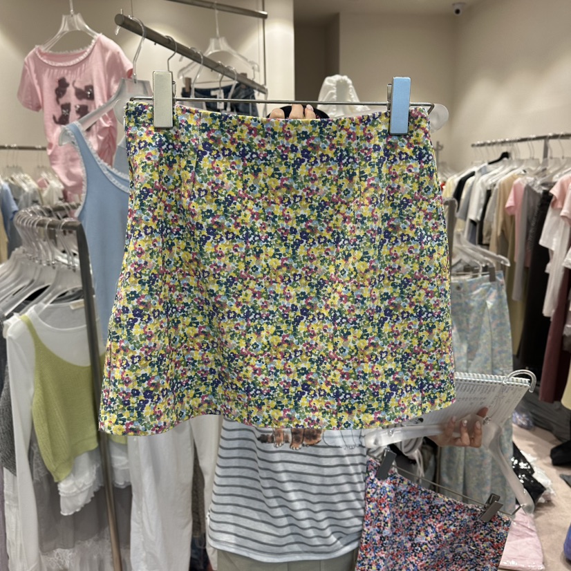 MIMME/LOOKK韓國東大門代購女士新款休閑人氣26春夏裙褲花朵MIMME/LOOKK裙褲