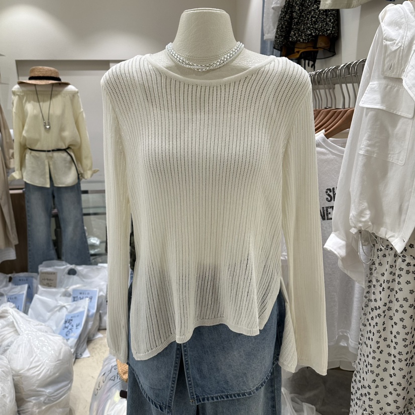 MELO韓國代購女士新品休閑推薦時尚26春夏人氣熱賣針織衫MELO針織衫圖色2