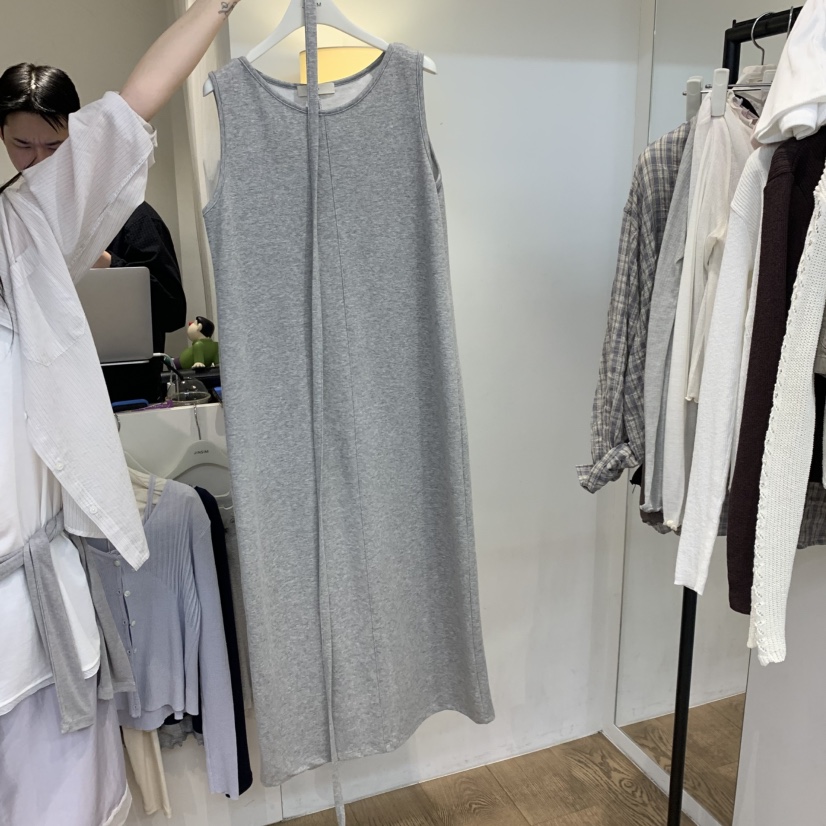 JINSIM韓國直郵女裝新品休閑推薦26春夏時尚連衣裙含腰帶JINSIM連衣裙圖色2